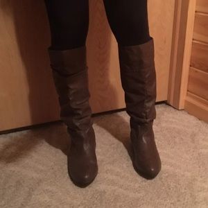 Tall Brown Boots NWOT